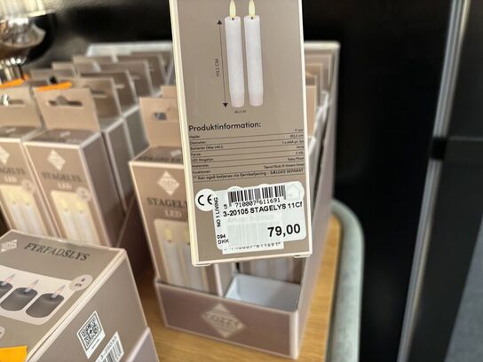 Kasse med stagelys LED COZZY