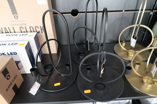 3 stk. lysestager HOUSE DOCTOR