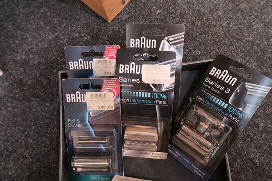 Div. Barberblade BRAUN m.fl.