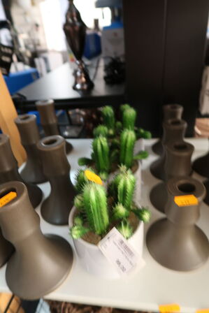 3 stk. kunstigeplanter