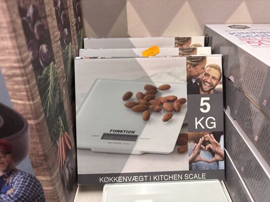 3 stk. køkkenvægte 5 Kg