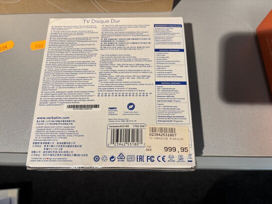 Harddisk VERBATIM 1TB