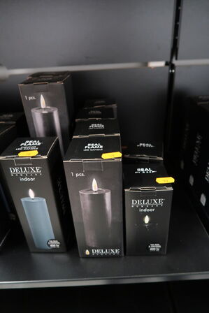 6 pakker bloklys DELUXE Homeart