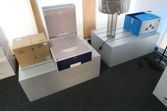 5 stk. podier uden indhold