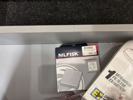Div. Tilbehør og reservedele til støvsuger NILFISK m.fl.