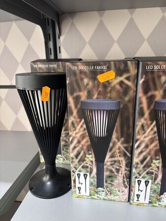 5 stk. LED solcelle fakler