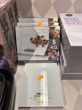 3 stk. køkkenvægte 5 Kg