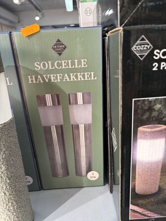 12 pakker solcelle havefakler COZZY