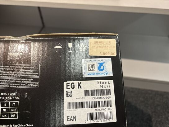 Blu-ray afspiller PANASONIC DP-UB820