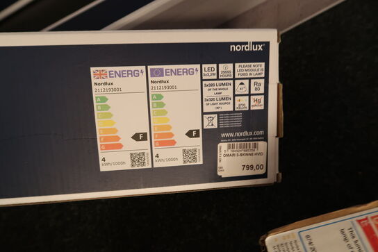 Skinne med spots NORDLUX MIB