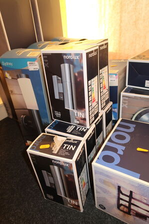 6 stk. væglamper NORDLUX Tin