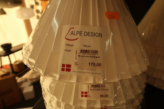 4 stk. lampeskærme ALPE DESIGN