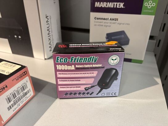 3 stk. adaptere MARMITEK m.fl.