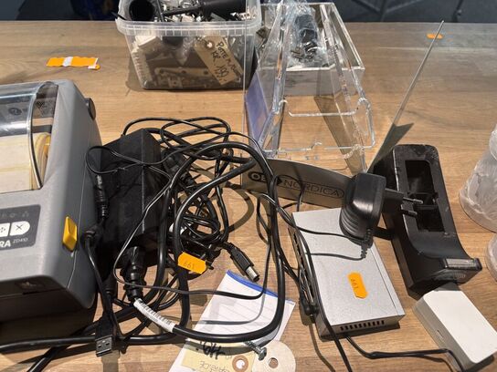 Labelprinter ZEBRA ZD410, tastatur, mus