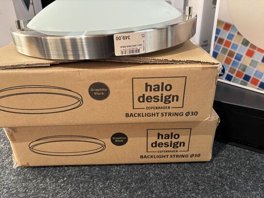 2 stk. væglamper HALO DESIGN Backlight String
