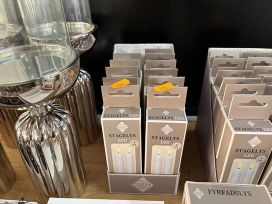 Kasse med stagelys LED COZZY