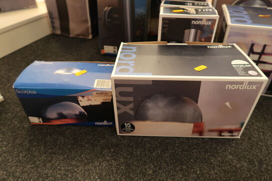2 stk. væglamper NORDLUX Bowler m.fl.