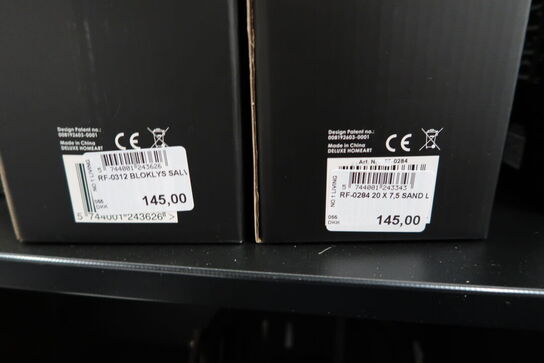 5 pakker bloklys DELUXE Homeart