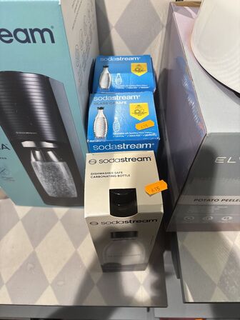 3 flasker til SODASTREAM