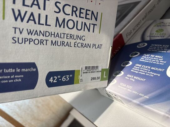 2 stk. vægbeslag SINOX