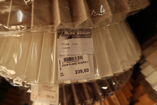 9 stk. lampeskærme ALPE DESIGN