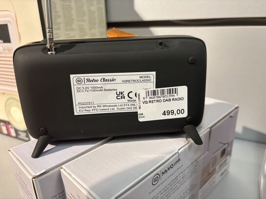 2 stk. DAB radio RETRO CLASSIC