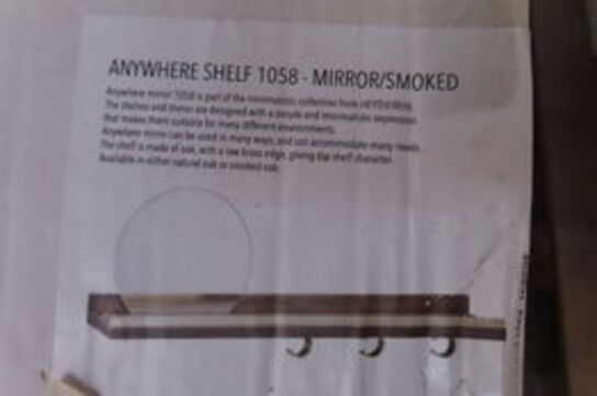 10 stk. ANYWHERE SHELF 1058 - MIRROR/OAK