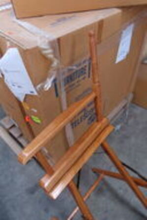 2 stk. Instruktørstol uden betræk