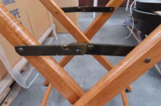 2 stk. Instruktørstol uden betræk