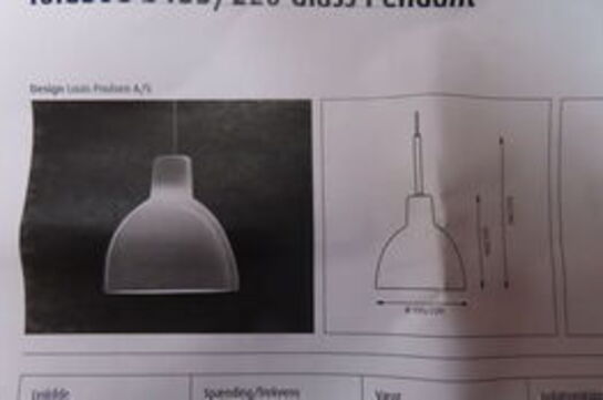 Loftlampe LOUIS POULSEN TOLDBOD 155/220