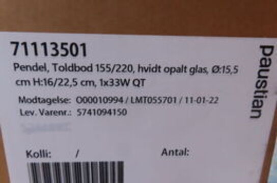 Loftlampe LOUIS POULSEN TOLDBOD 155/220