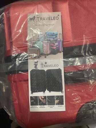 Kuffertsæt TRAVELO Rød.