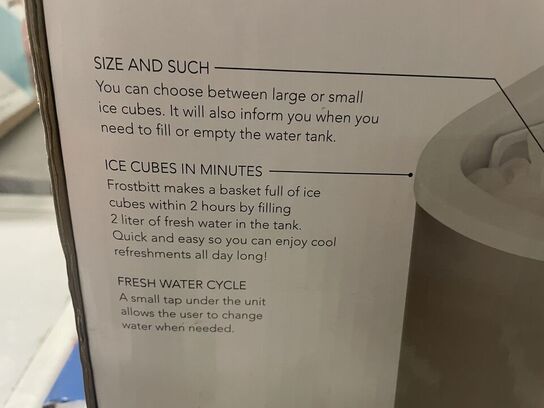 Isterningemaskine WILFA