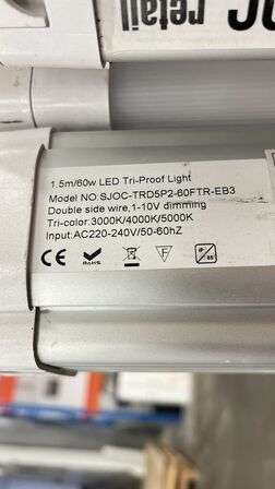 1 Parti LED Tri-Proof Light m.m.