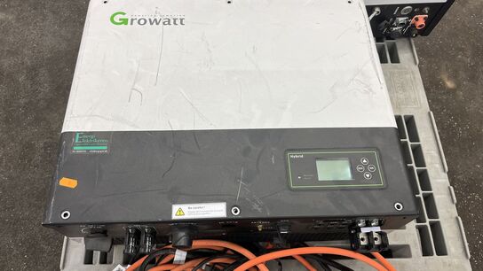 Hybrid Inverter + Lithium Ion Batteri  GROWATT