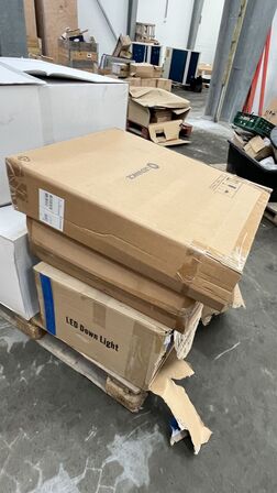 Parti Lampeskærme (2 Stk. Ø 80 cm) + Lamper