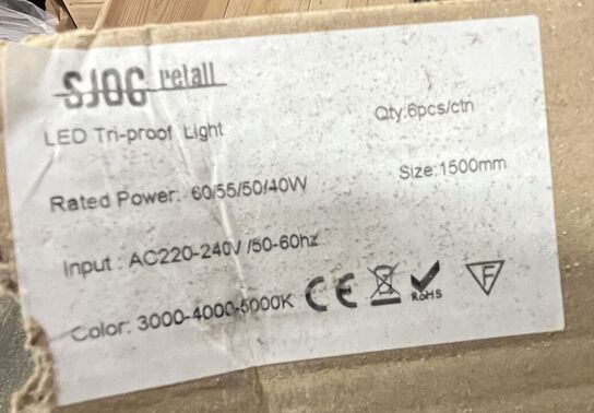 1 Parti LED Tri-Proof Light m.m.