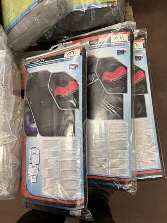 Dækovertræk, børnesædeovertræk og hundetæppe