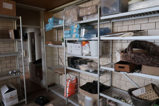 Div. Fødevarereoler uden indhold