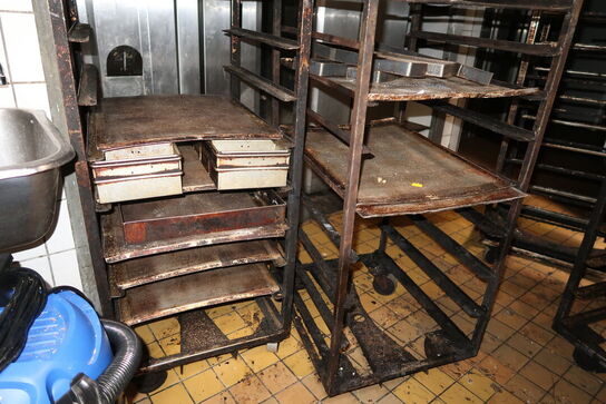 3 stk. stikvogne med div. Bageplader