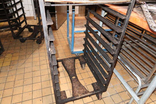 3 stk. stikvogne med div. Bageplader