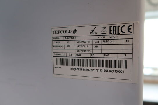 Køleskab TEFCOLD SCU2375-I