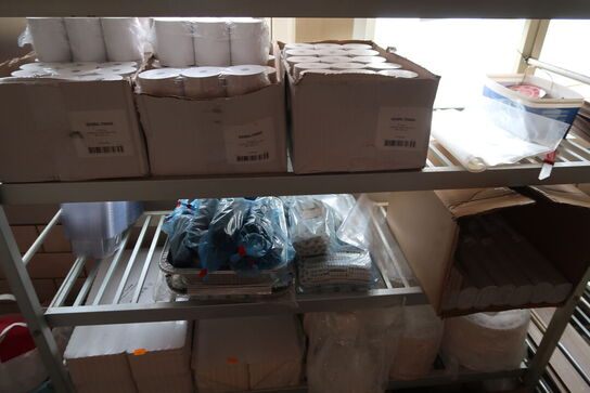 Div. Engangsservice, indpakning m.m. på reoler