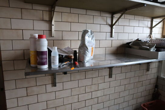 2 stk. rustfri lagerreoler