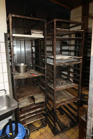 3 stk. stikvogne med div. Bageplader