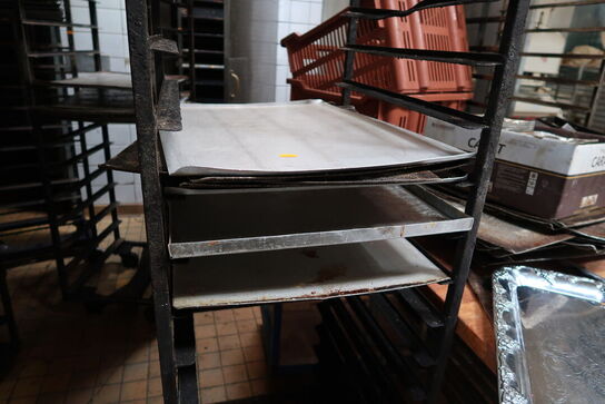 3 stk. stikvogne med div. Bageplader