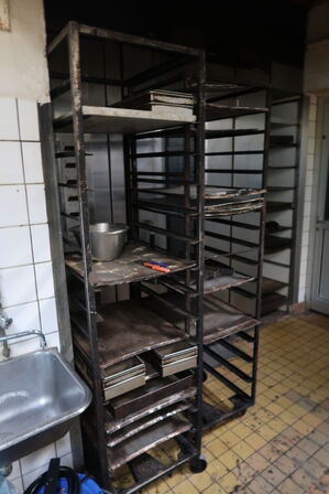 3 stk. stikvogne med div. Bageplader