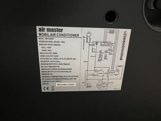 Transportabel A/C anlæg AIR MASTER