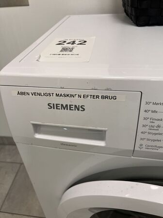 Vaskemaskine SIEMENS WLM68