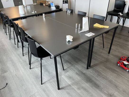 2 stk. konferenceborde HOLMRIS m. 6 stk. GROOVY stole